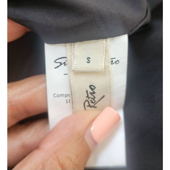 Simple Retro Polkadot Prink Mock Neck Dress S - Picture 13 of 13